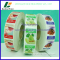 Factory price custom vinyl Kitchen packaging sticker Roll printing